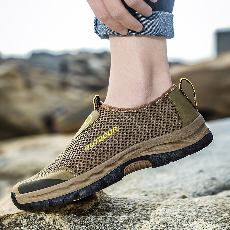 2022 신상 빅사이즈 패션 스니커즈 시부 캐쥬얼 아웃도어 매쉬 슬립온